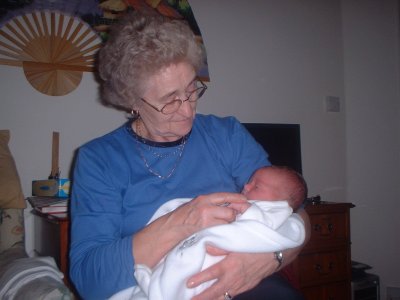 granny with me when I was a baby