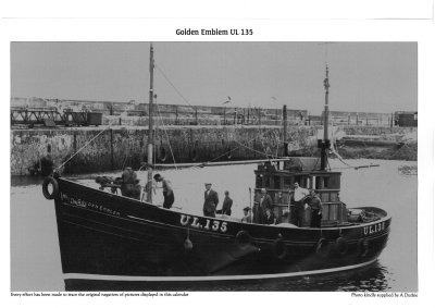 The Golden Emblem - shortly after she was launched